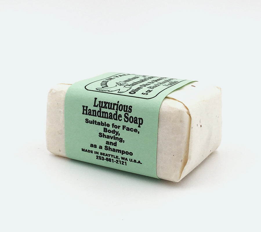 Green-wrapped Handmade Soap