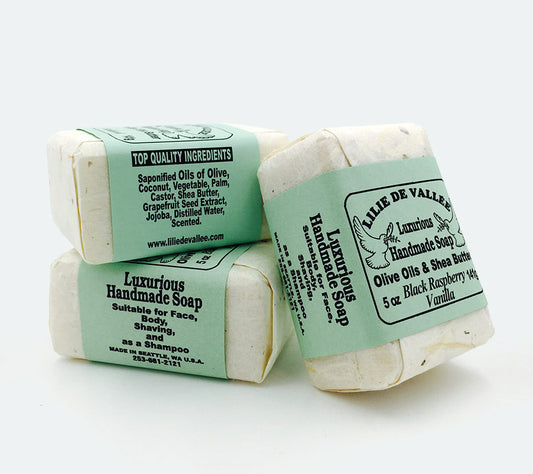 Green-wrapped Handmade Soap